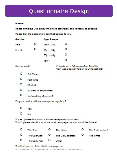 as media blog conner bradley questionnaire template