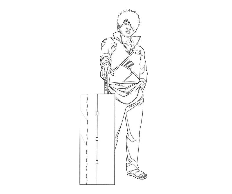 Naruto Darui Weapon Coloring Pages naruto-darui-weapon-coloring-pages