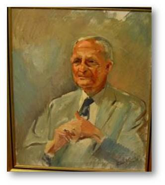 Painting of Georrge Fearnside by Francis J. Quirk Francis J. Quirk painting of George Fearnside