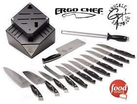 Fans of Guy Fieri: Guy Fieri's Midnight Series of Ergo Chef knives