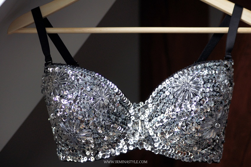 Irmina Kuźniak Odzież autorska DIY Crystal Bra