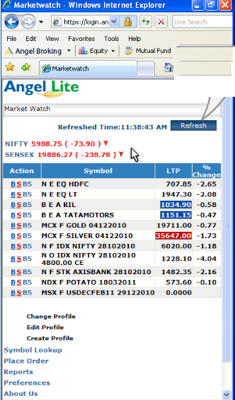 angel broking forex trading software