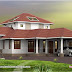 3 BHK Kerala courtyard single floor house