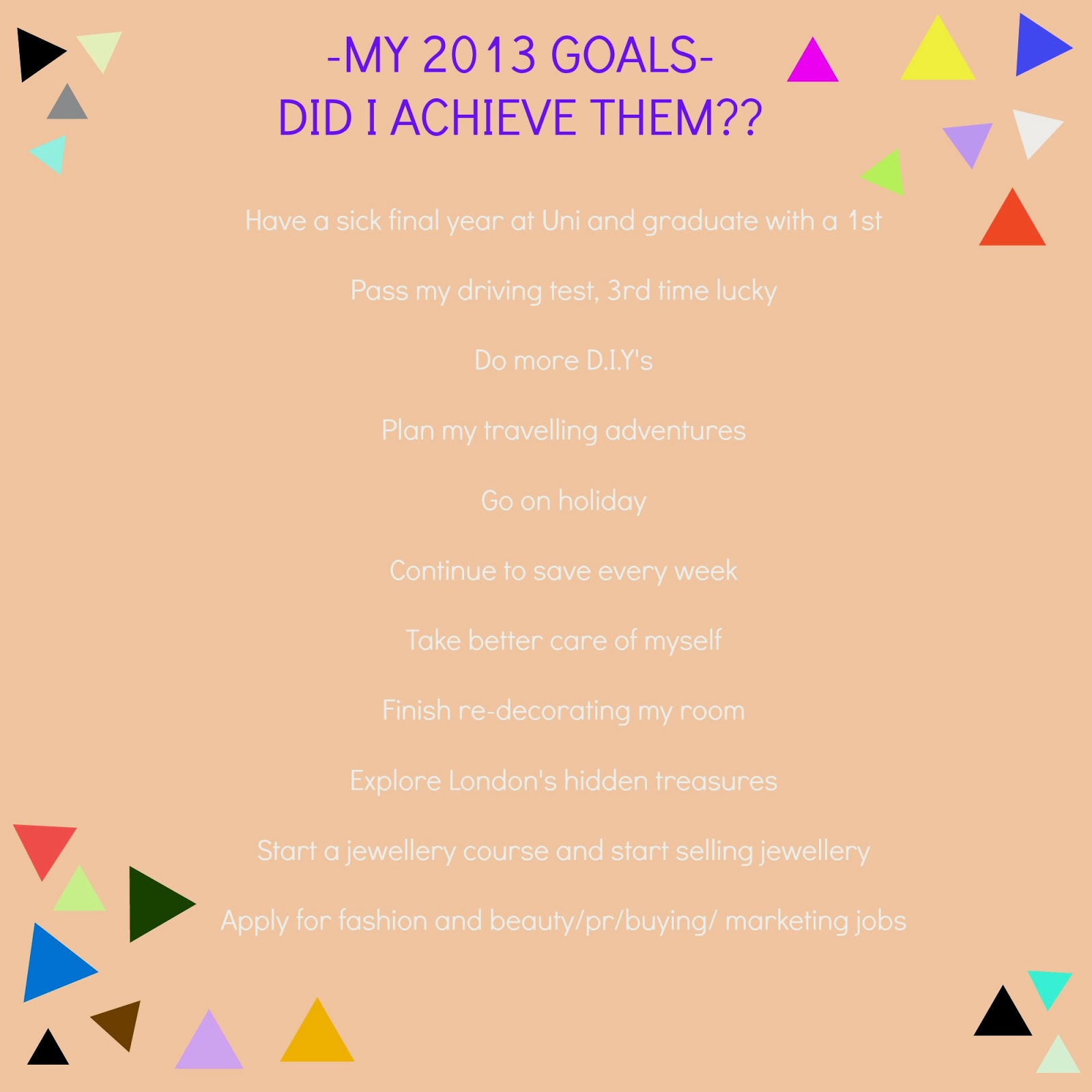 my goals and plans for the year 2013 2014 My primary goals for 2014: grow my web architecture agency to $300,000 (about double this year’s revenue), while removing myself from about 80% of operations i plan to keep a leadership position to direct the team, and do some creative direction on client projects. my goals and plans for the year 2013 2014 My primary goals for 2014: grow my web architecture agency to $300,000 (about double this year’s revenue), while removing myself from about 80% of operations i plan to keep a leadership position to direct the team, and do some creative direction on client projects.