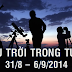 Bầu trời trong tuần từ 31/8 tới 6/9/2014
