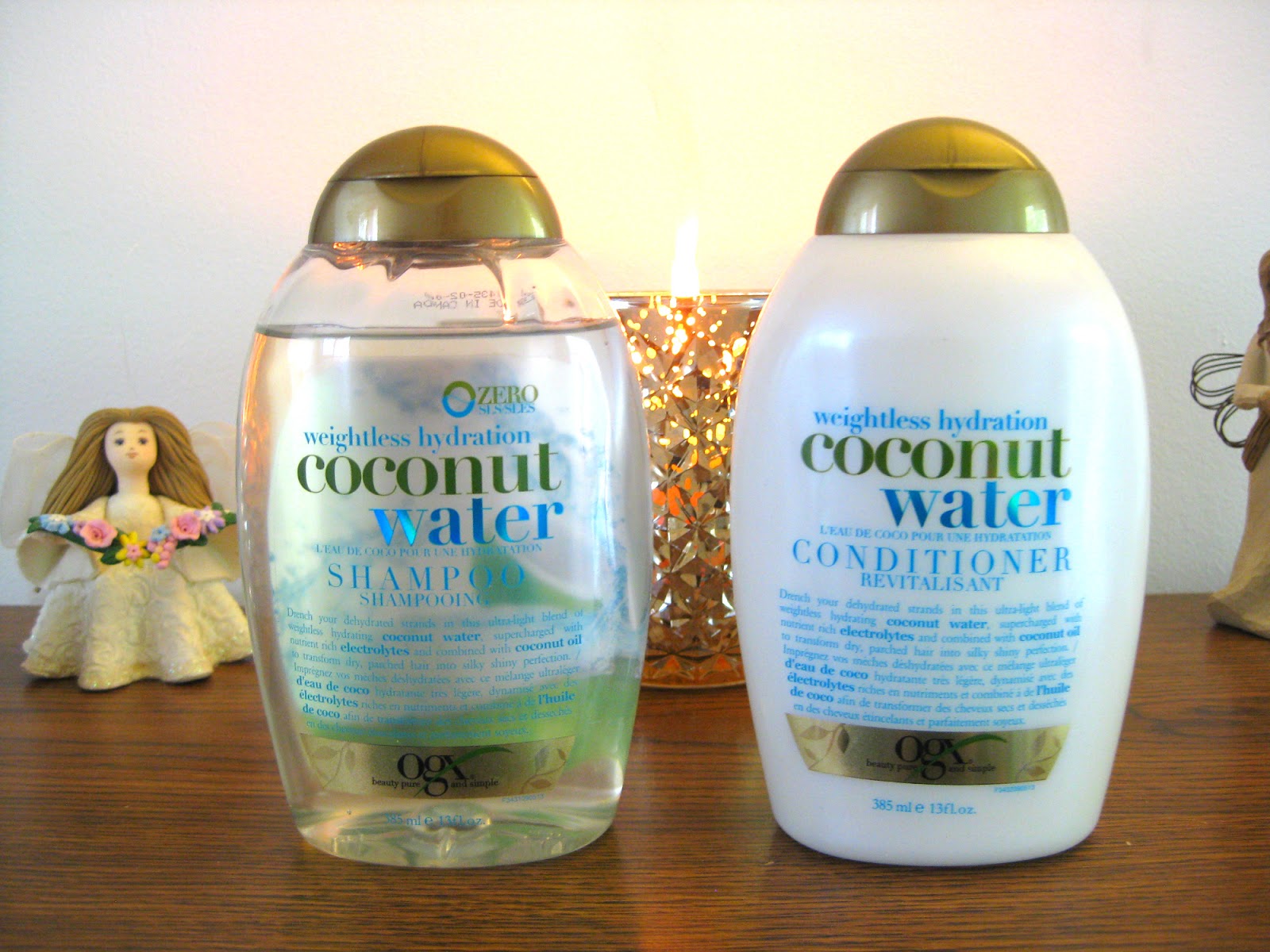 Review OGX Weightless Hydration Coconut Water Shampoo and Conditioner
