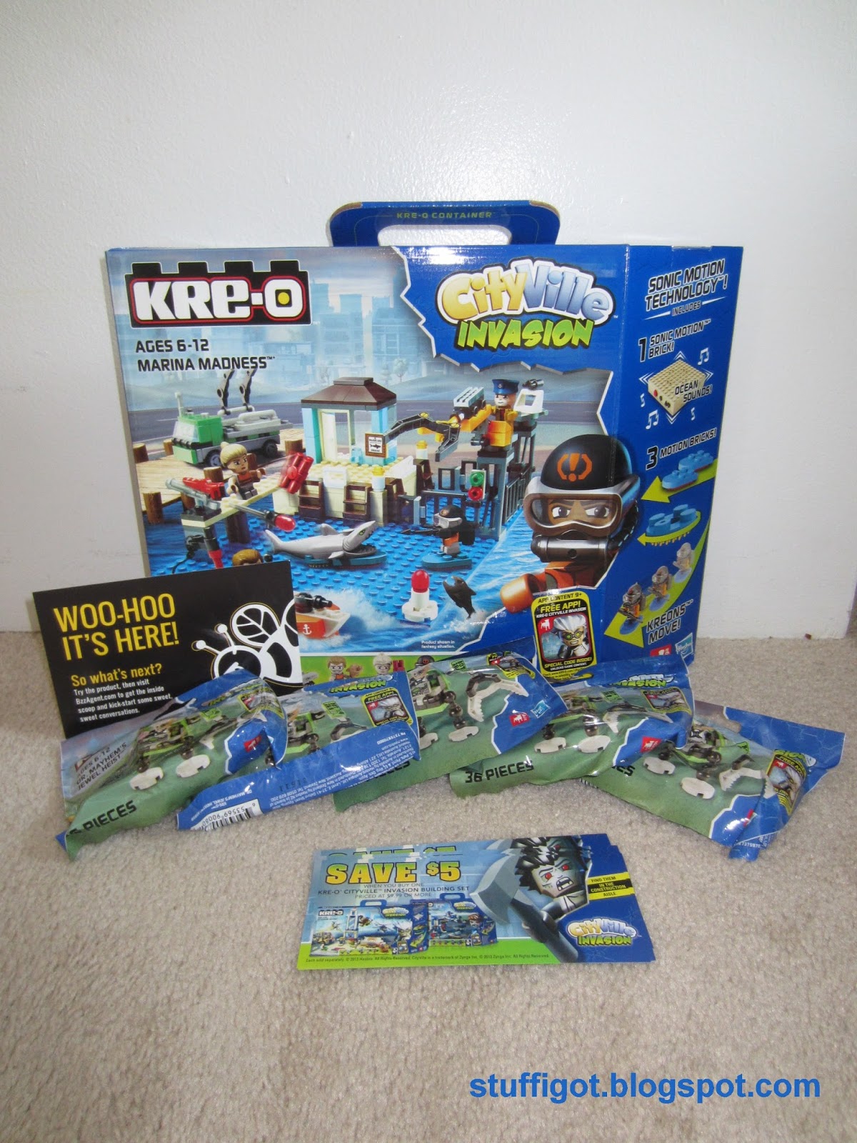  KRE-O CityVille Invasion Marina Madness Set (A3249) : Toys &  Games