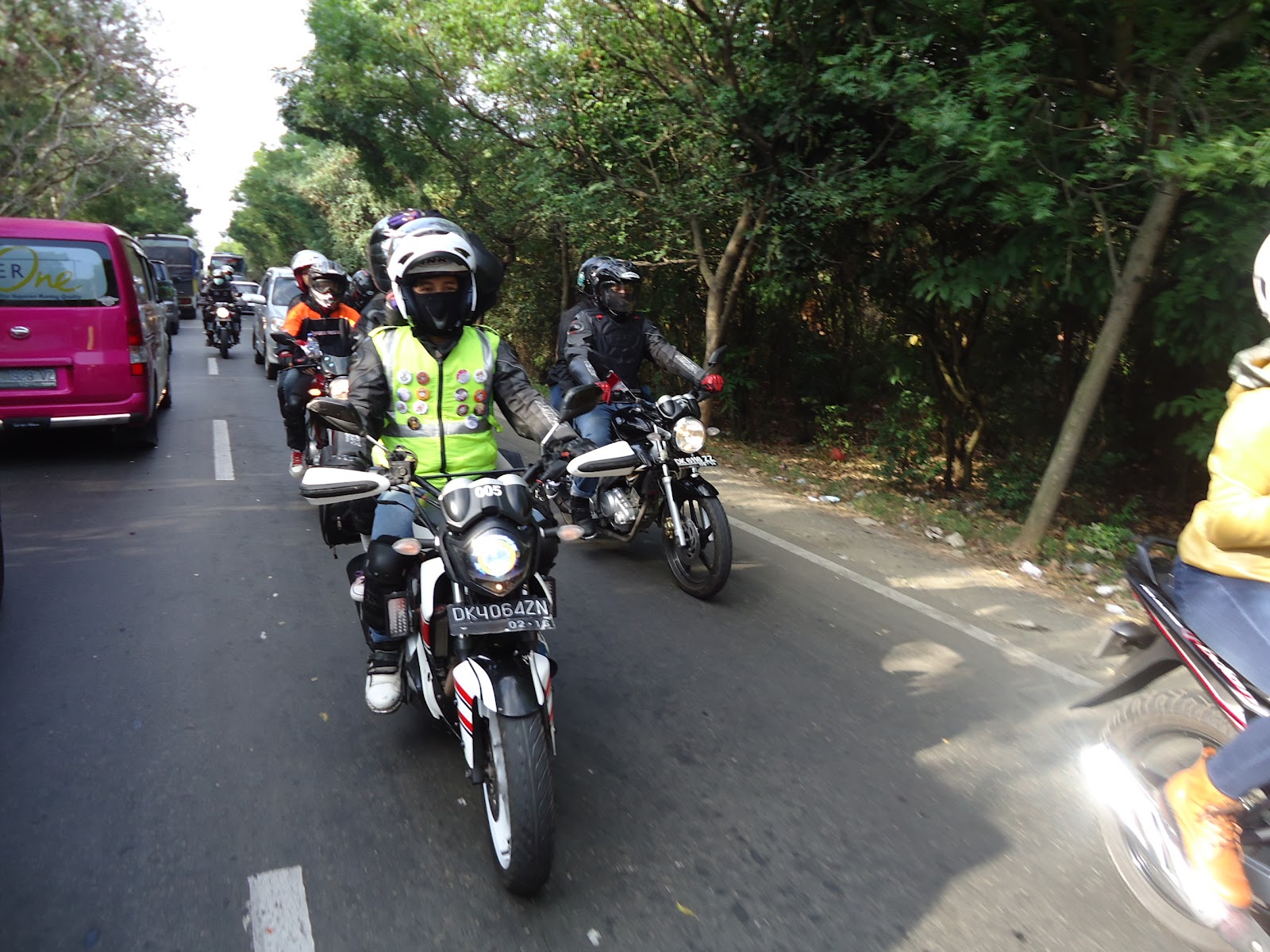 Foto Touring Keliling Bali Misi HUT RI Ke 67 Yamaha Vixion Club