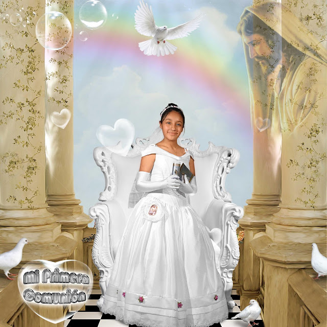 Wallpapers fotomontajes primera comunión Imagui