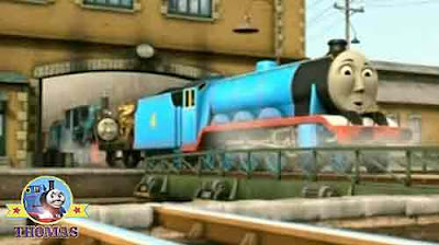 Gordon the tank engine Thomas and friends Ferdinand the train giggled with joy at Sodor steamworks