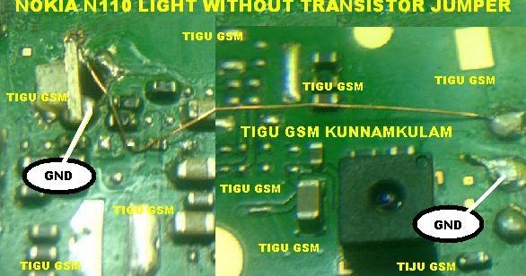 mobile phone repairing diagrams images video tips tricks nokia 111 light solution without transistor jumper