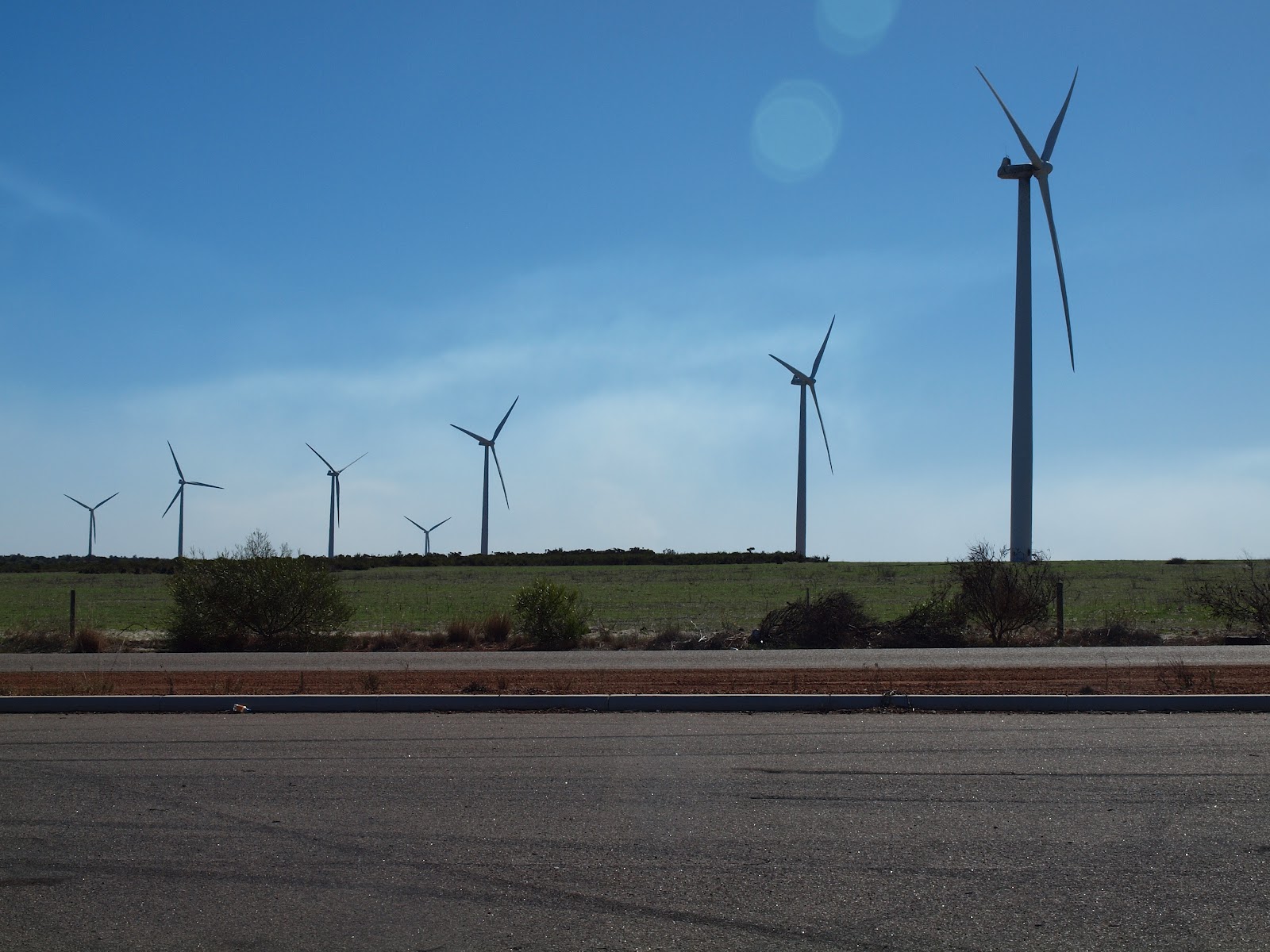 Australia via camper Geraldton a very windy place!