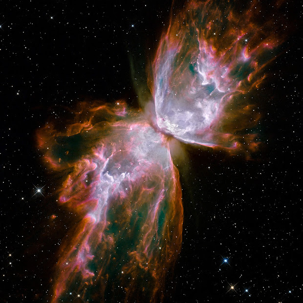 Planetary Nebula NGC 6302: Hubble captures a Celestial Butterfly!