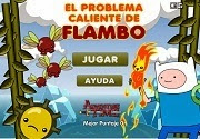Hora de Aventura El problema caliente de Flambo