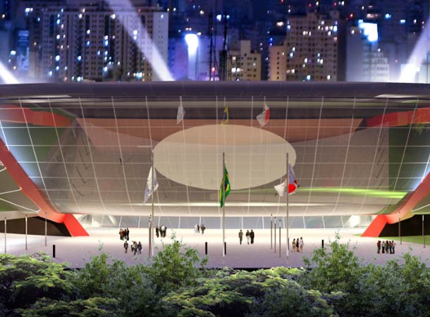 The Tallest Building In Latin America To Be Built In Belo Horizonte! Rendering of new arena planned for the same site