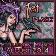 I Won At Spellbinding Stamps