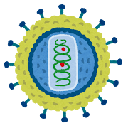 HIV・免疫不全ウイルスのイラスト