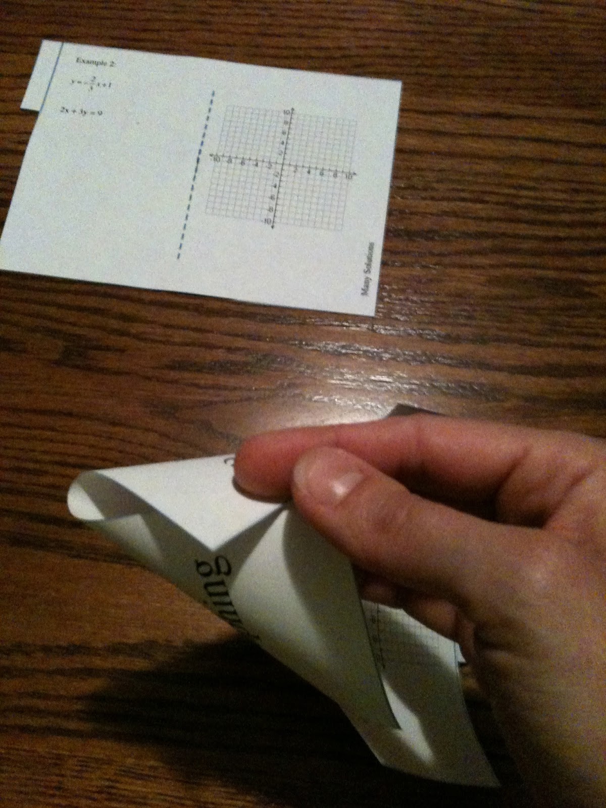 Solving Systems of Equations Foldable Booklets