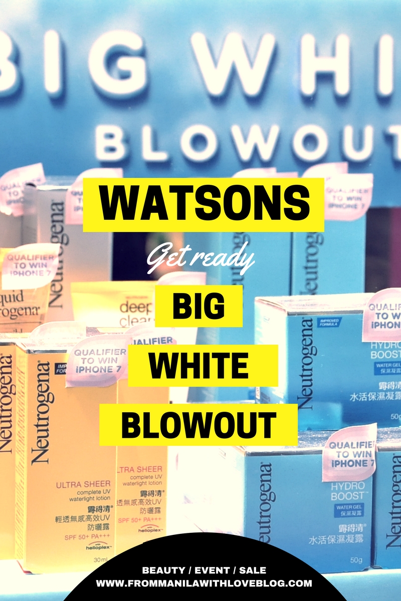 Ya another Watsons Sale! watsons-big-white-blowout-1