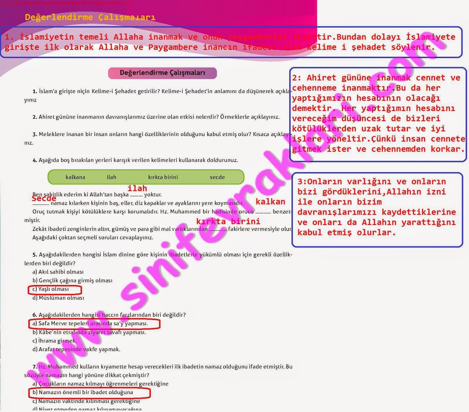 5 Sinif Temel Dini Bilgiler Meb Yayinlari Ders Kitabi Cevaplari Sayfa 62 Ders Kitabi Cevaplari