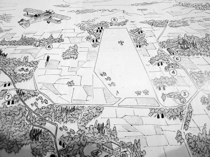 Esquema de l'itinerari de l'Aeròdrom de Vilatorta Esquema de l'itinerari de l'Aeròdrom de Vilatorta