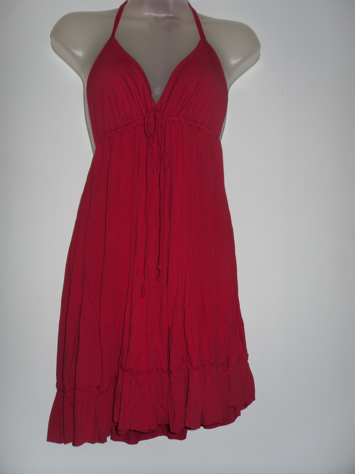 vestido rodado com babado