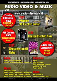 Audio Video & Music 4 - Agosto 2008 | TRUE PDF | Mensile | Professionisti | Audio Recording | Software | Hardware