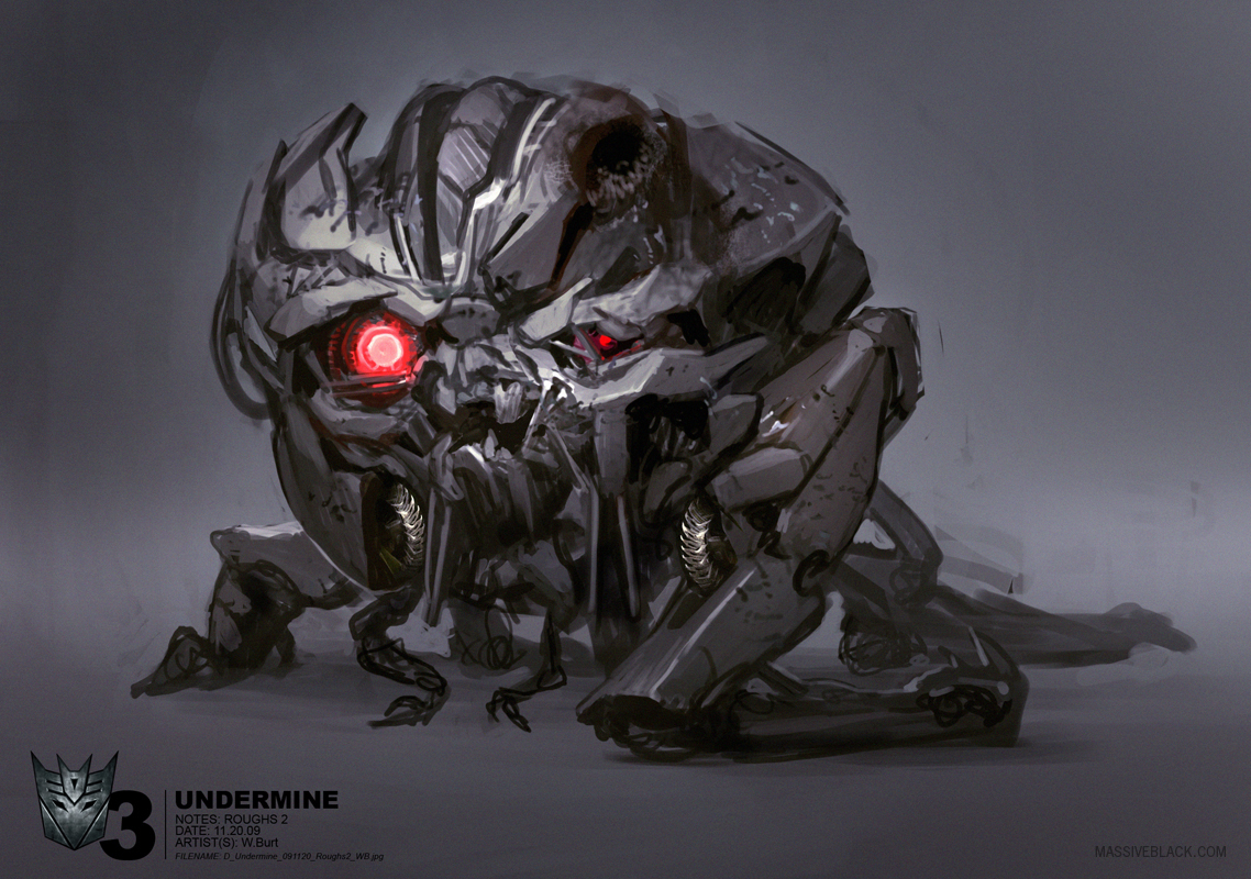 Striking 'Transformers Dark of the Moon' Concept Art by Wesley Burt