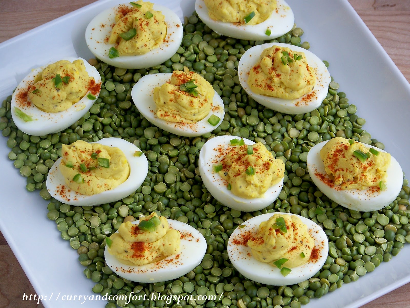 Kitchen Simmer Eggcellent Honey Dijon Mustard Deviled Eggs