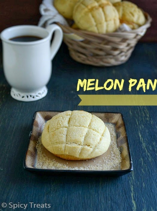 Spicy Treats Melon Pan / Japanese Melon Pan Recipe