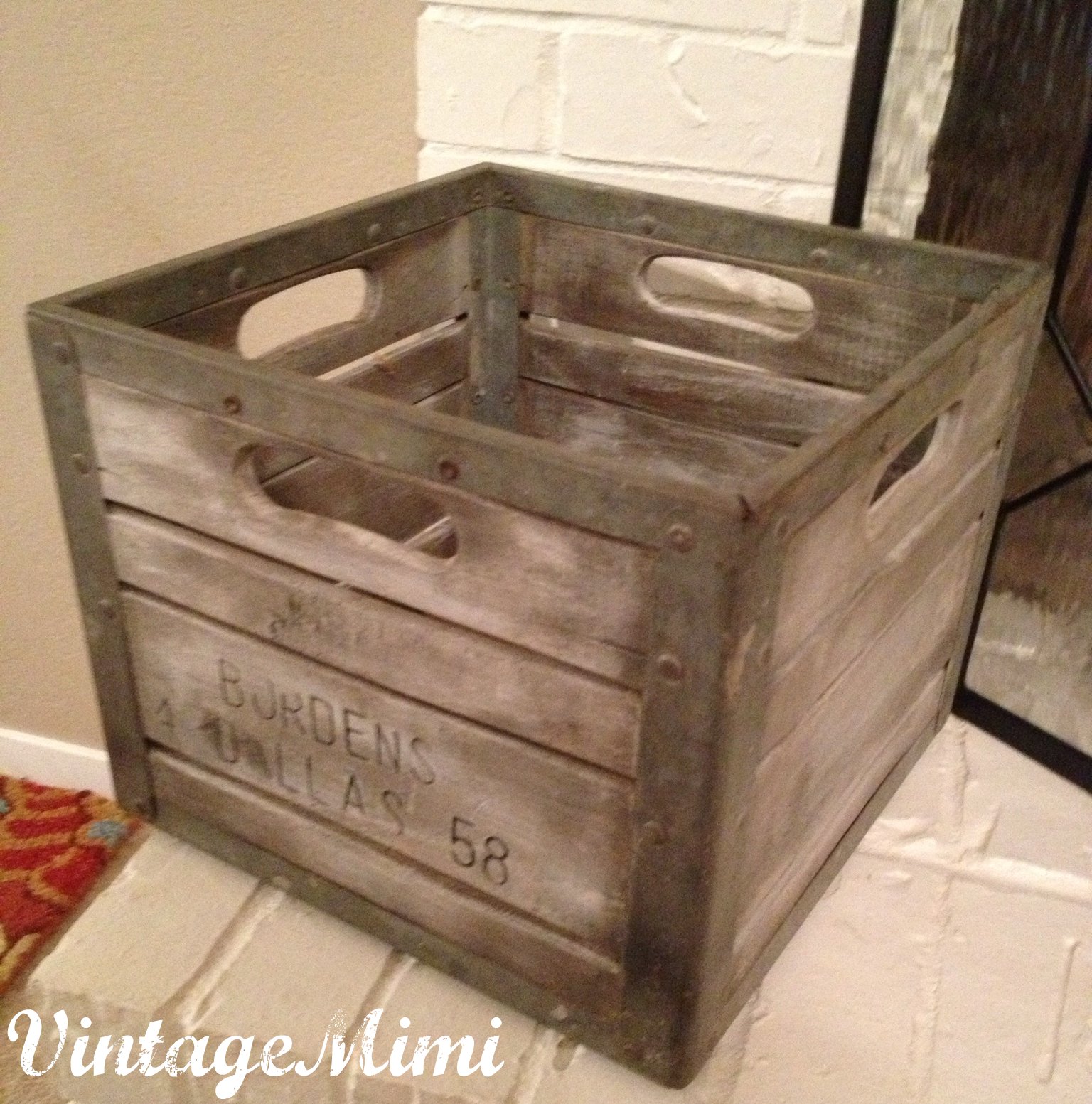 VintageMimi Vintage Milk Crate