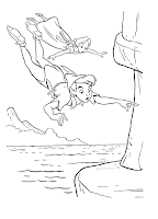 Colour Me Beautiful: Peter Pan Colouring Pages