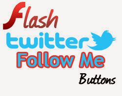 Add Flash Twitter Follow Me Button To Blogger/Website