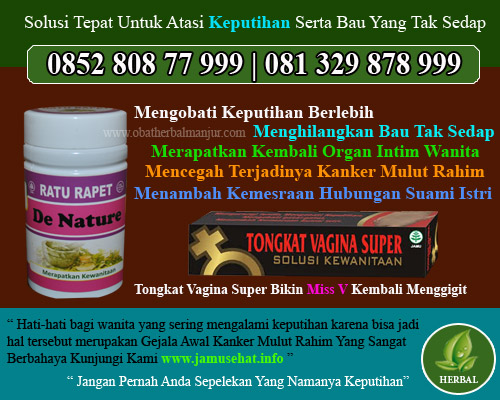 obat keputihan yang bau busuk