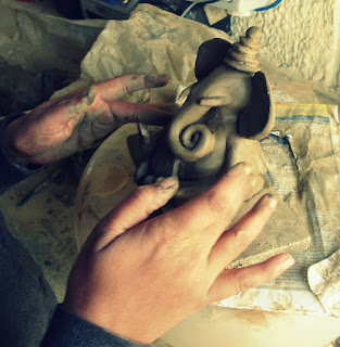 Clay sculpture Sculpting Classes in noida