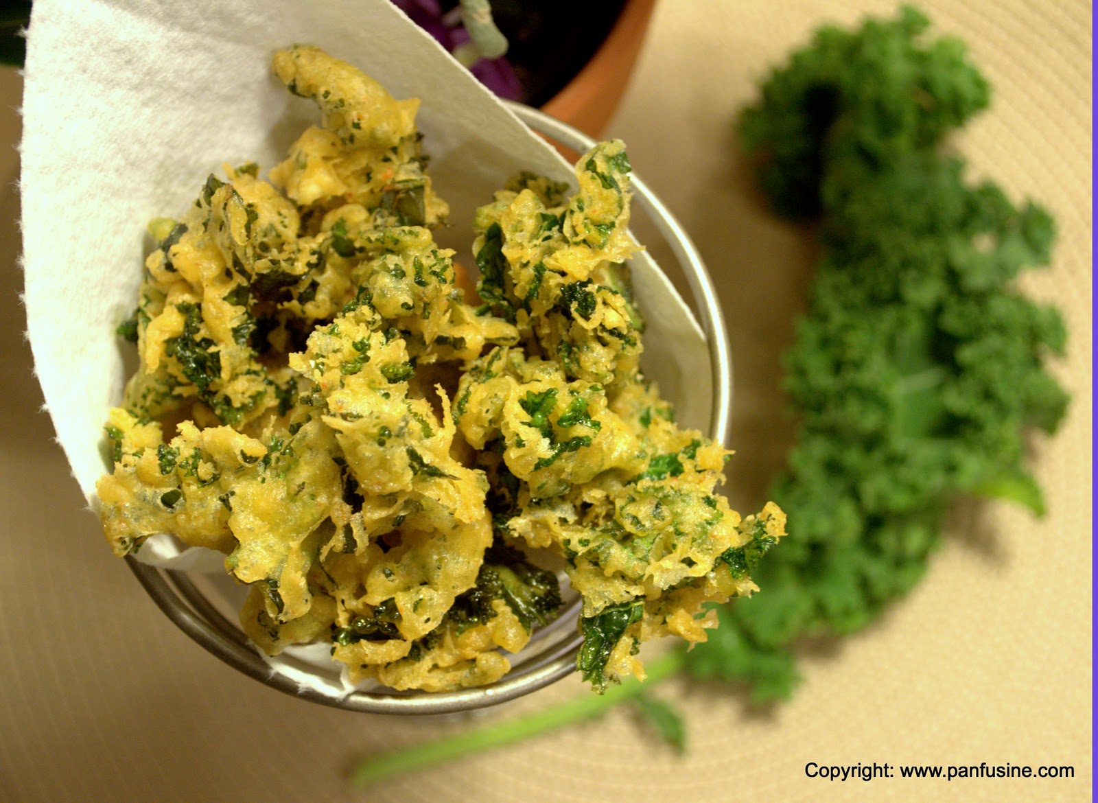 Kale tales & tempura