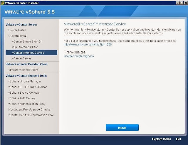 vSphere 5.5 Upgrade Part 8 - Upgrading vCenter Inventory Service