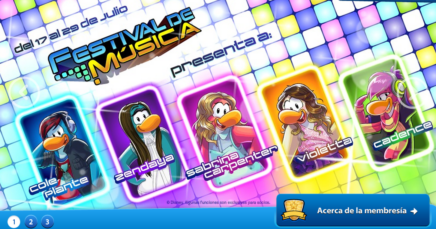 Club Penguin - Festival de Música 2014 Nuevos personajes Club Penguin - Festival de Música 2014 Nuevos personajes