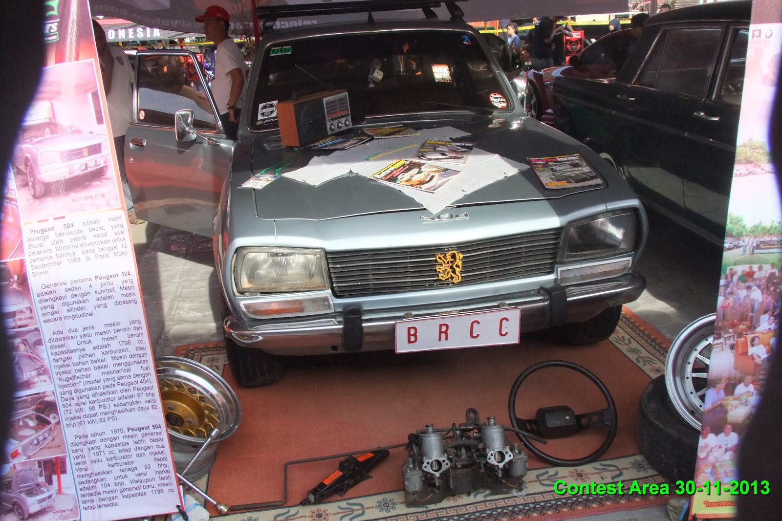 Banten Retro Classic Cars Otong Peugeot 504 For Contest Car Event