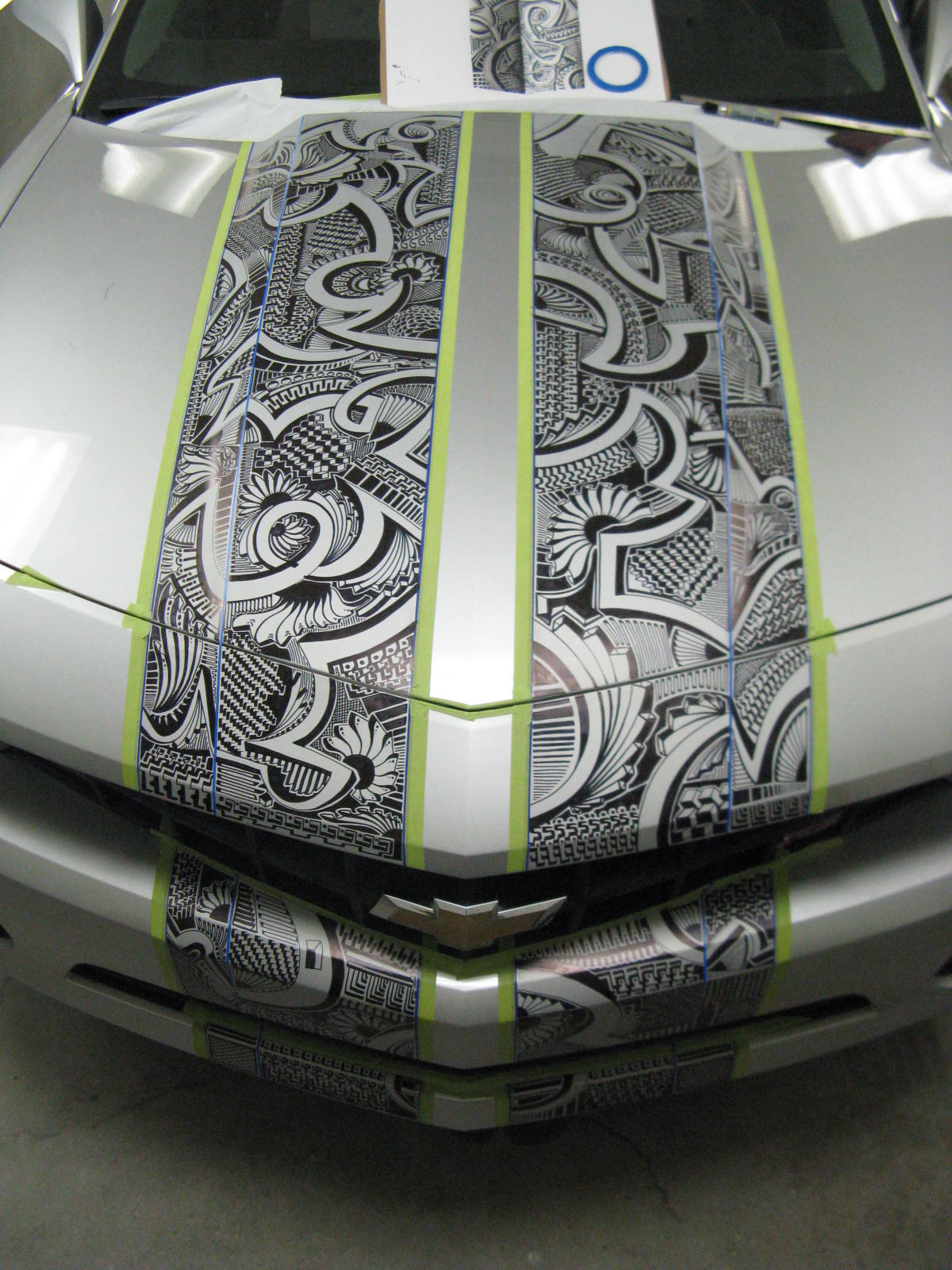 Pinstripe Chris The Sharpie Camaro part 3