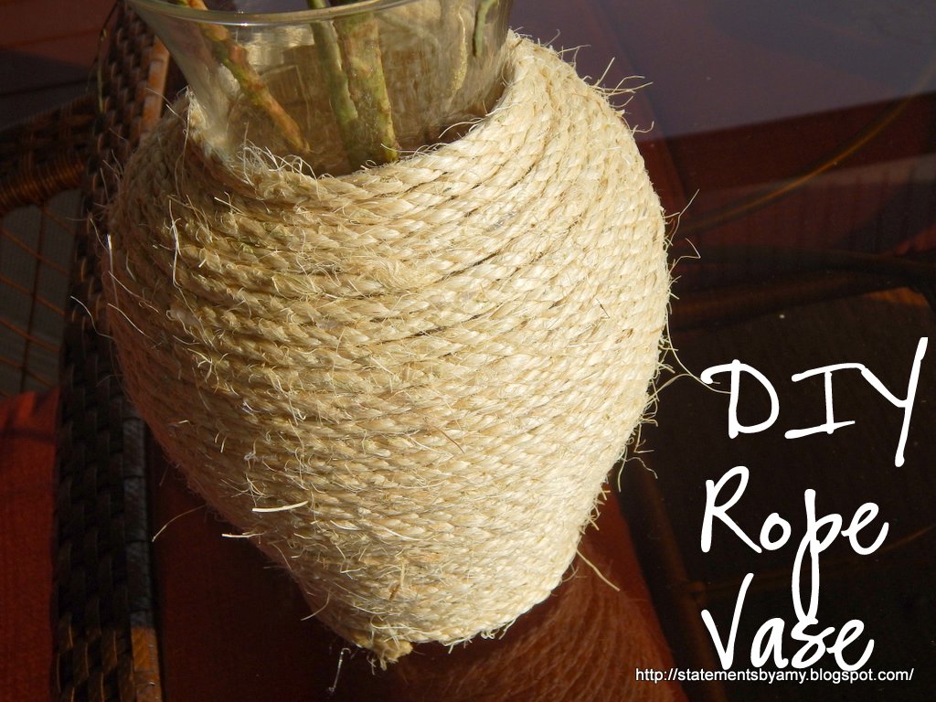 Statements DIY Rope Vase