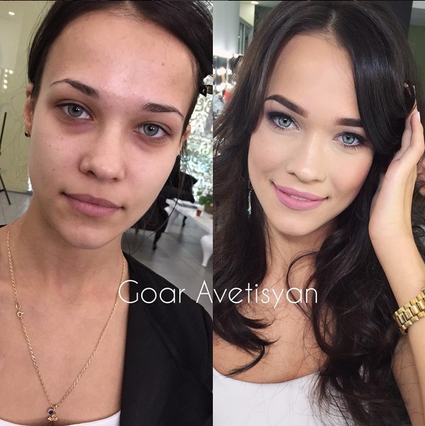 Lihat Nih Gimana Ajaibnya Make Up Bisa Membuat Wajah Biasa Menjadi Super Cantik!
