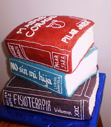 tarta de libros.