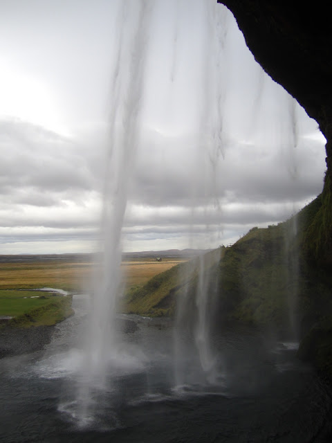 Waterfall by town of Skogar on The Golden Circle in Iceland. Waterfall by town of Skogar on The Golden Circle in Iceland.