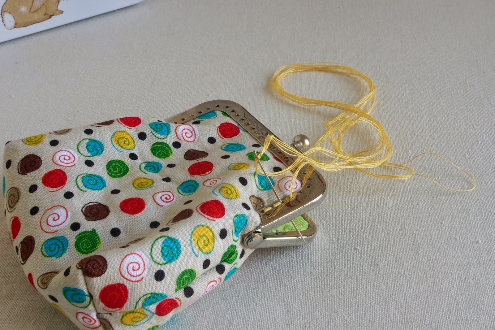 Stitching Notes Tutorial Kiss Lock Coin Purse
