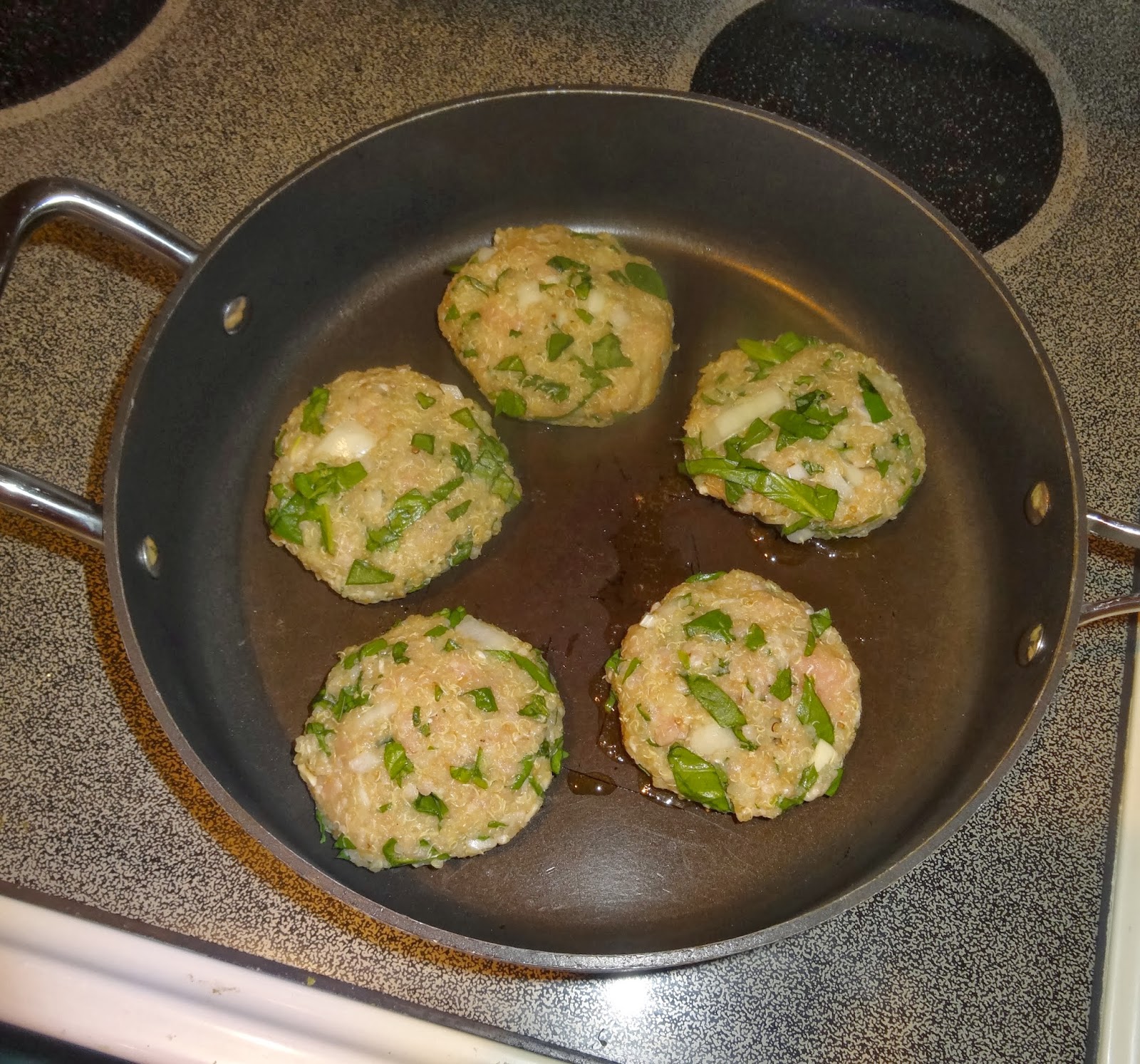 Quinoa and Spinach Burgers