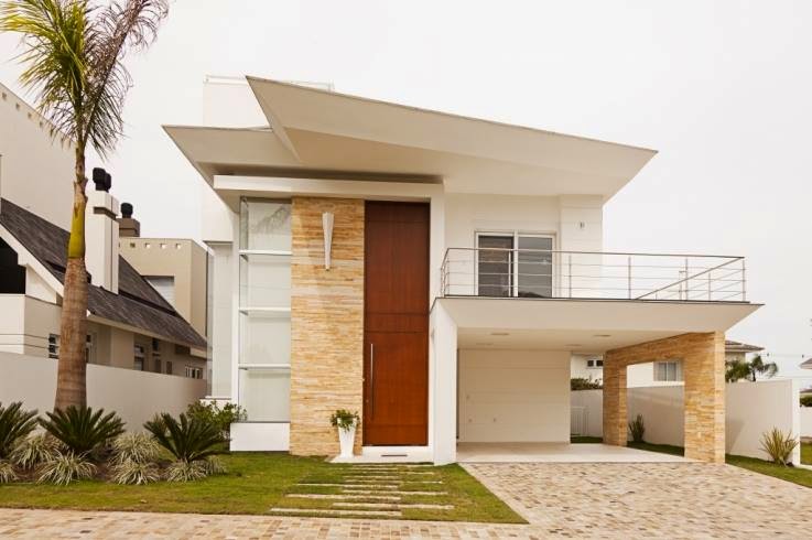Construindo minha casa clean: calçadas residenciais modernas com ...