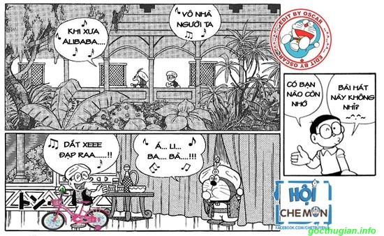 Đôrêmon chế -sôi rương mới biết mình đẹp trai hơn nhiều