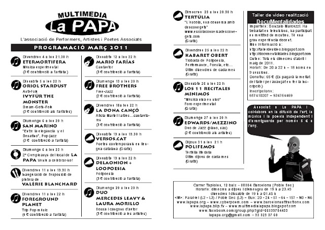 Recital a La Papa del Poble Sec - Roser Amills, escritora mallorquina