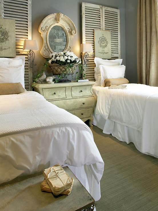 Diy Shutter Headboard